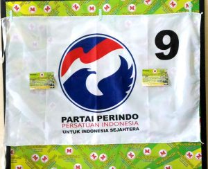 Partai Perindo, Pesan bendera partai sablon harga murah