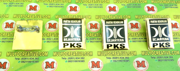 Pin PKS, Lencana Pin PKS, Orede dan Pesang sekarang juga di Mulyo Creative